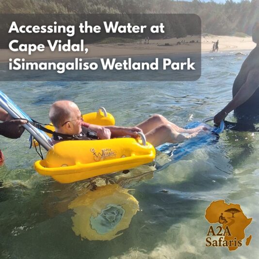Accessing the Water at Cape Vidal,