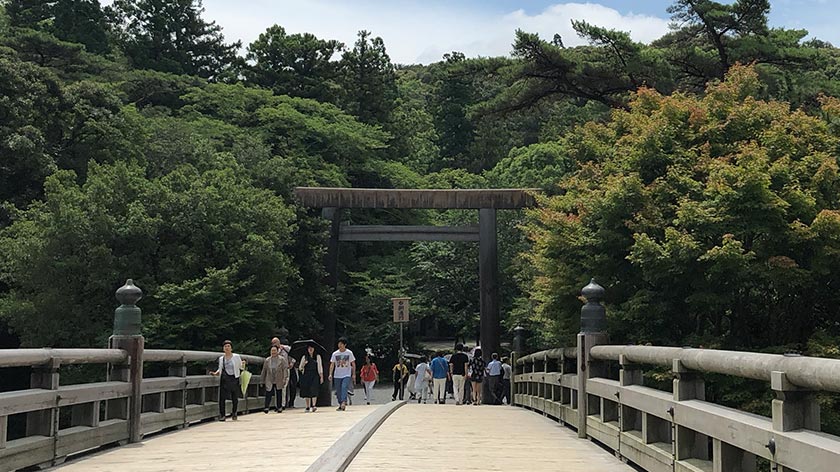 Ise Grand Shrine uji bridge