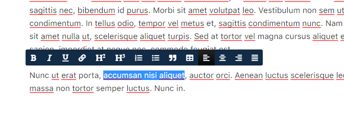 Formatting and links