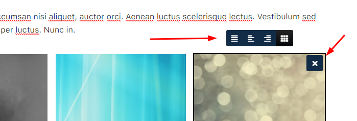 Image options