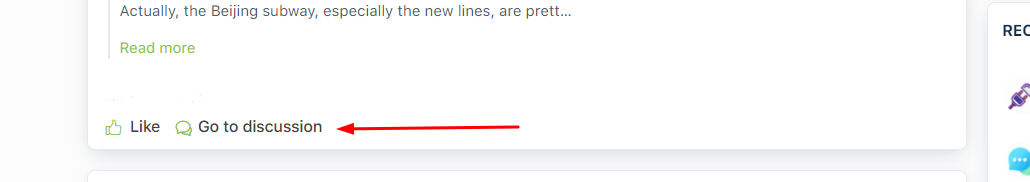 Click "Go to Discussion" to jump right to the discussion