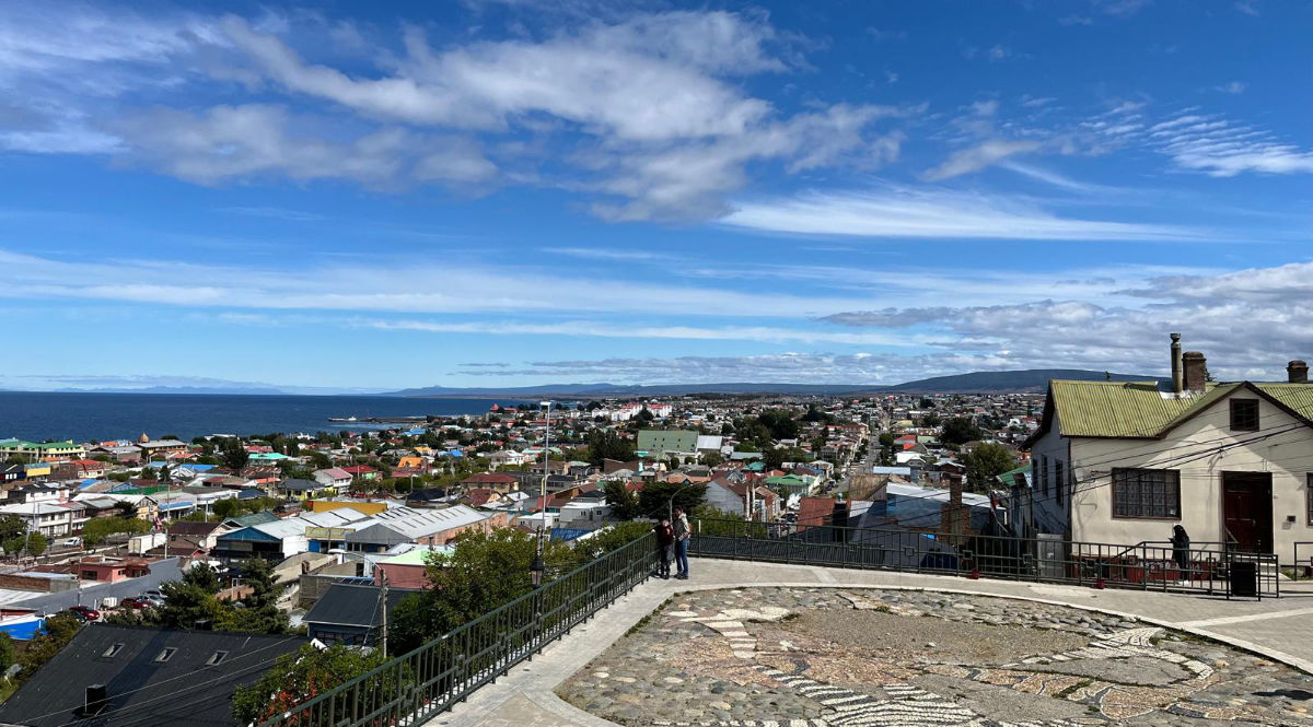 Punta Arenas as seen from Cerro de la Cruz viewpoint