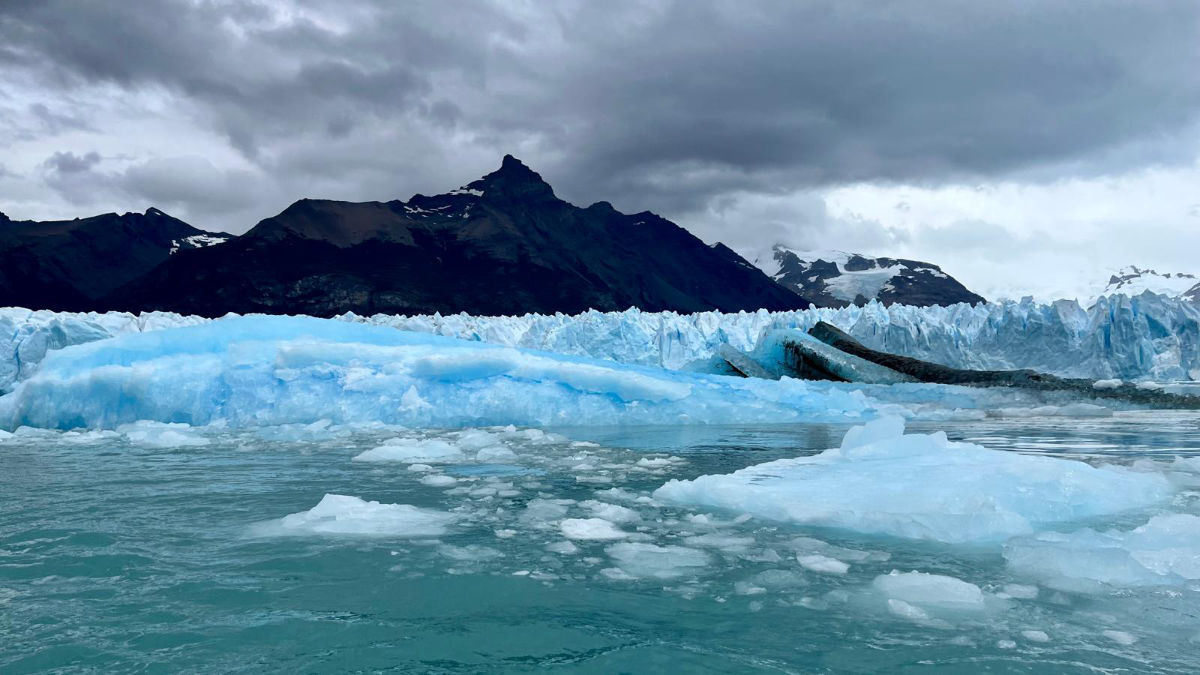 Perito Moreno’s glacier as seen from the boat