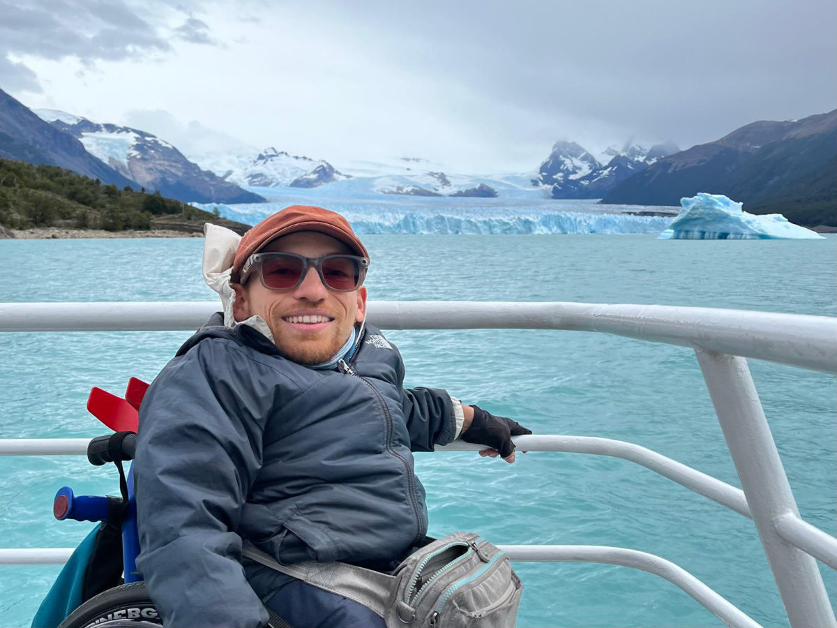 Me at Perito Moreno’s glacier